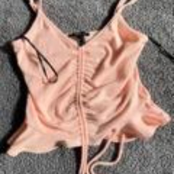 FOREVER 21 TOP SALMON SIZE M - Picture 2 of 4